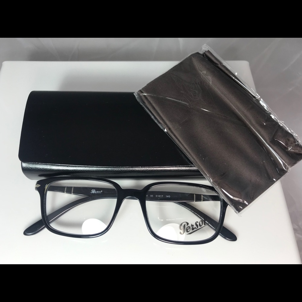 Persol 3013v men’s black eyeglasses NWT